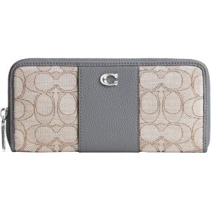 imageCoach Box Program Signature Jacquard Slim Accordion Zip Stone GreyBlueStone GreyBlue