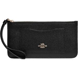 imageCoach Crossgrain Leather Zip Top WalletBlack