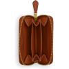 imageCOACH Womens Small Zip Around Case AccessoryTravelers Card SleevesB4Cocoa Burnished Amber