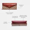 imageCoach ColorBlock Coated Canvas Signature Wyn Soft Wallet