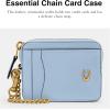 imageCoach Womens Essential Chain Card Case AccessoryTravel Wallet B4Bluebell