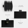 imageCoach Womens Essential Multi Card Holder AccessoryTravel Wallet B4Black