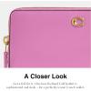 imageCoach Womens Essential Slim Accordion Zip Wallet AccessoryTravel B4Fuchsia
