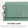 imageCoach Womens Half Flap Card CaseAquamarine