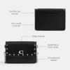 imageCoach Womens Half Flap Card CaseBlack