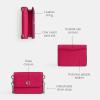 imageCoach Womens Half Flap Card CaseDragonfruit
