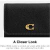 imageCoach Womens Mila Small Flap AccessoryTravel Wallet B4Black One Size