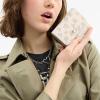 imageCoach Womens Mila Small Flap Wallet with Floral Print AccessoryTravel LHChalk Multi