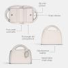 imageCoach Womens Top Handle Card CaseChalk