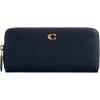 imageCOACH Womens Slim Accordion Zip AccessoryTravel Wallet B4Dark Navy One Size