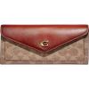 imageCoach ColorBlock Coated Canvas Signature Wyn Soft Wallet