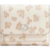 imageCoach Womens Mila Small Flap Wallet with Floral Print AccessoryTravel LHChalk Multi