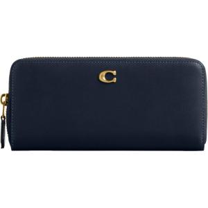 imageCOACH Womens Slim Accordion Zip AccessoryTravel Wallet B4Dark Navy One Size