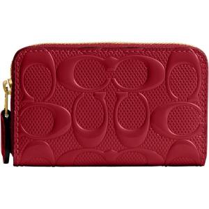 imageCOACH Womens Small Zip Around Case AccessoryTravelers Card SleevesB4RUBY