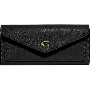 imageCoach Womens Crossgrain Leather Wyn Soft Wallet LIBlack One Size