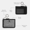 imageCOACH Womens Essential Mini Id Case AccessoryTravelers Card SleevesLHBlack