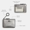 imageCOACH Womens Essential Mini Id Case AccessoryTravelers Card SleevesV5Anthracite
