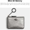 imageCOACH Womens Essential Mini Id Case AccessoryTravelers Card SleevesV5Anthracite