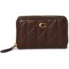 imageCoach Womens Small Zip Around Case AccessoryTravelers Card SleevesB4Maple