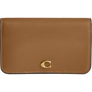 imageCoach Mens Slim Card CaseB4Honey Brown