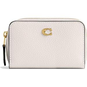 imageCoach Womens Small Zip Around Card CaseB4CHALK
