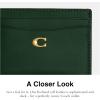 imageCOACH Womens Essential Case AccessoryTravelers Card SleevesB4HUNTER GREEN