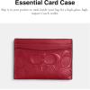 imageCOACH Womens Essential Case AccessoryTravelers Card SleevesB4RUBY