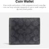 imageCoach Coin Wallet CharcoalBlack