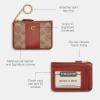 imageCoach Essential Mini ID Card Case Tan Rust