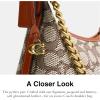 imageCoach Juliet Shoulder Bag 25Cocoa Burnished Amb
