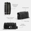 imageCoach Quilted Tabby Shoulder Bag 26 with ChainBlack