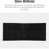imageCoach Slim Billfold in Cross Grain Leather Black One SizeBlack