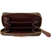 imageCoach Small Zip Around Card CASE B4Tan Caramel