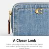 imageCoach Small Zip Around Card Case Indigo