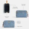 imageCoach Small Zip Around Card Case Indigo