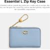 imageCoach Womens Essential LZip Key Case AccessoryTravelers Card Sleeves B4Bluebell