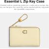 imageCoach Womens Essential LZip Key Case AccessoryTravelers Card Sleeves B4Moonlight