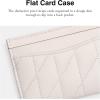 imageCoach Womens Quilted Pillow Leather Essential Card CaseChalk