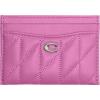 imageCoach Womens Quilted Essential Case AccessoryTravelers Card Sleeves LHFuschia One Size