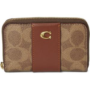imageCoach Small Zip Around Card CASE B4Tan Caramel