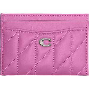 imageCoach Womens Quilted Essential Case AccessoryTravelers Card Sleeves LHFuschia One Size