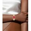 imageCOACH Elliot Womens Quartz Watch 2H Movement Stainless Steel Bracelet  WaterResistant 3ATM  Modern Minimalist  Gift for Her 28mmGold  Red