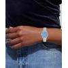 imageCOACH Elliot Womens Quartz Watch 2H Movement Stainless Steel Bracelet  WaterResistant 3ATM  Modern Minimalist  Gift for Her 28mmSilver  Blue