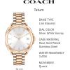 imageCOACH Tatum Womens Watch  A Fusion of Sporty Sophistication  Designed for Every Occasion  Water ResistantRose Gold