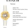 imageCOACH Tearose Womens Watch  A Feminine Design with a Touch of Playfulness  Stylish Timepiece for Her  Water ResistantChalk