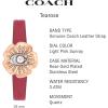 imageCOACH Tearose Womens Watch  A Feminine Design with a Touch of Playfulness  Stylish Timepiece for Her  Water ResistantRouge