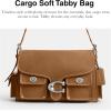 imageCoach Cargo Turnlock Soft Tabby Bag LHHoney Brown