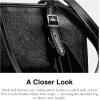 imageCoach Crinkle Patent Swing Zip Bag LHBlack