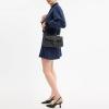 imageCoach Denim Quilted Tabby Shoulder Bag 26 with Chain V5Black