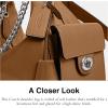 imageCoach Pocket Glazed Juliet Bag 30 LHHoney Brown